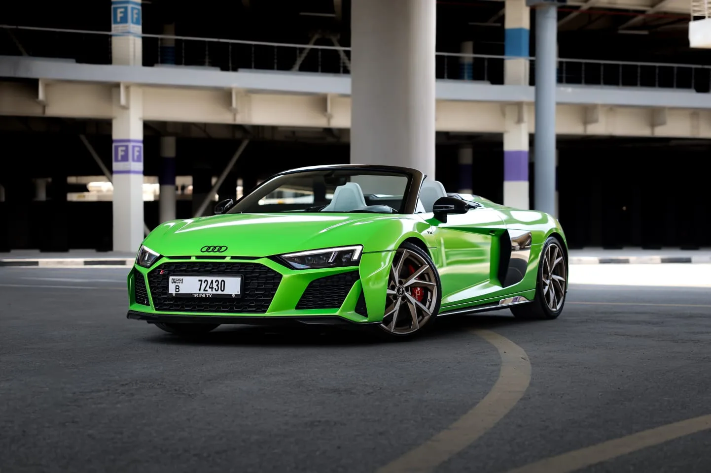 Audi R8 Spyder rental Dubai