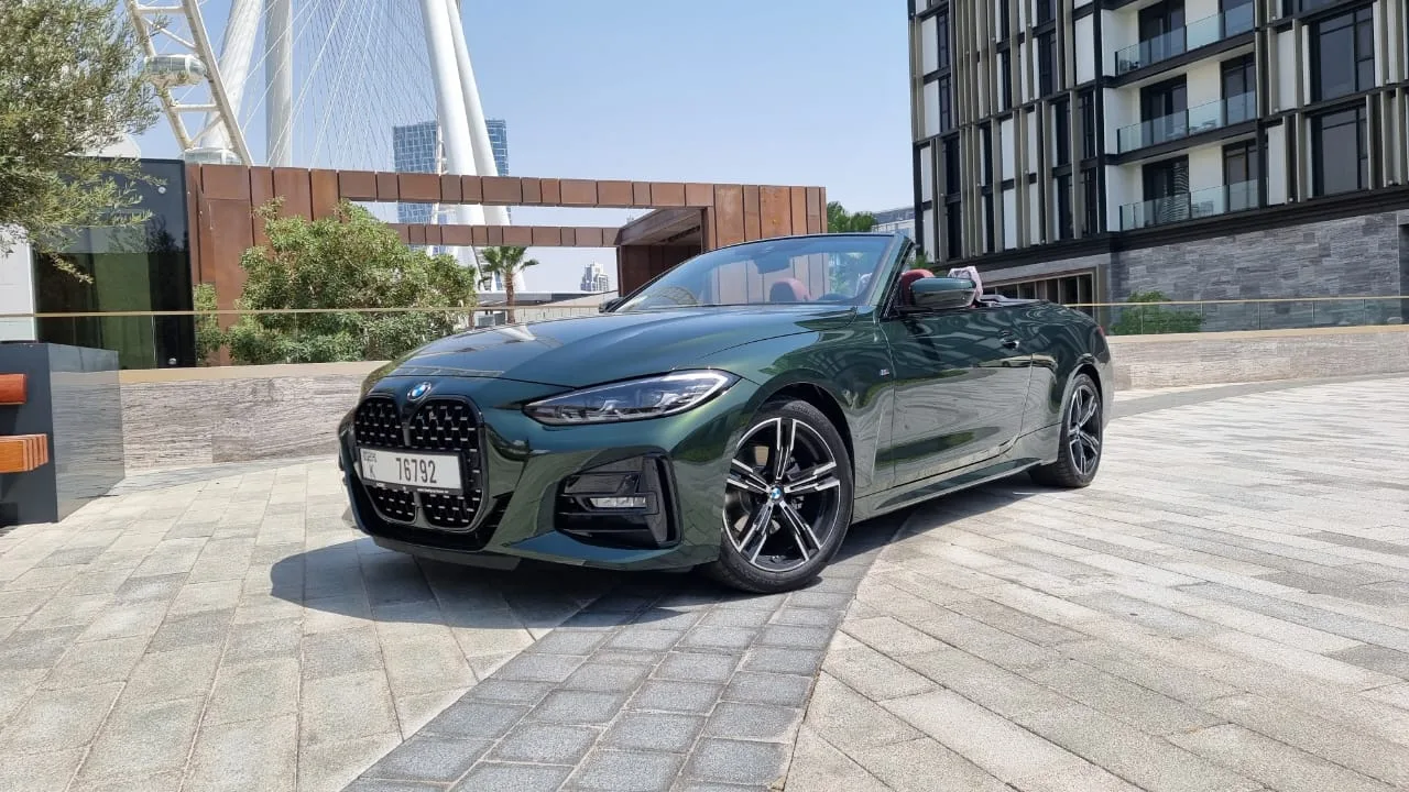 BMW 440i сabrio (green) rental Dubai