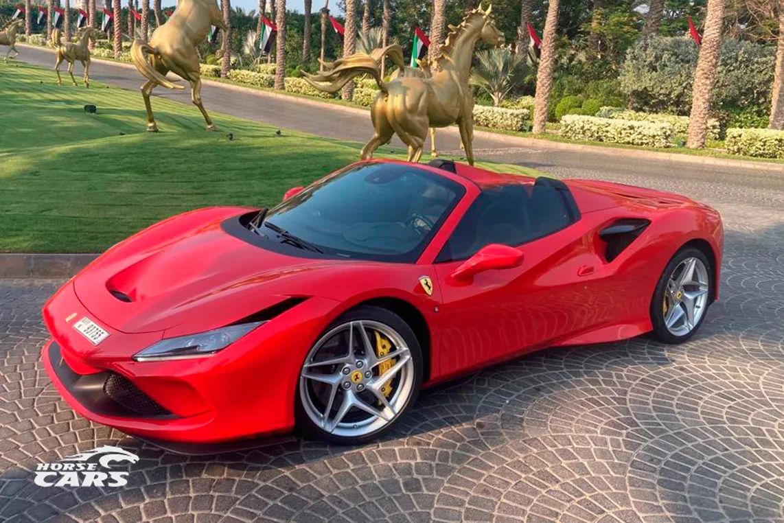 Ferrari F8 Spider rental Dubai