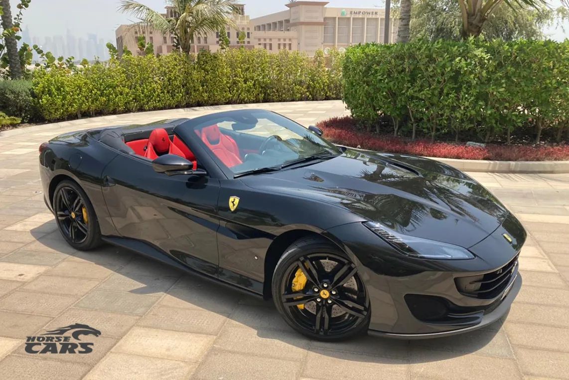 Ferrari Portofino (black) rental Dubai