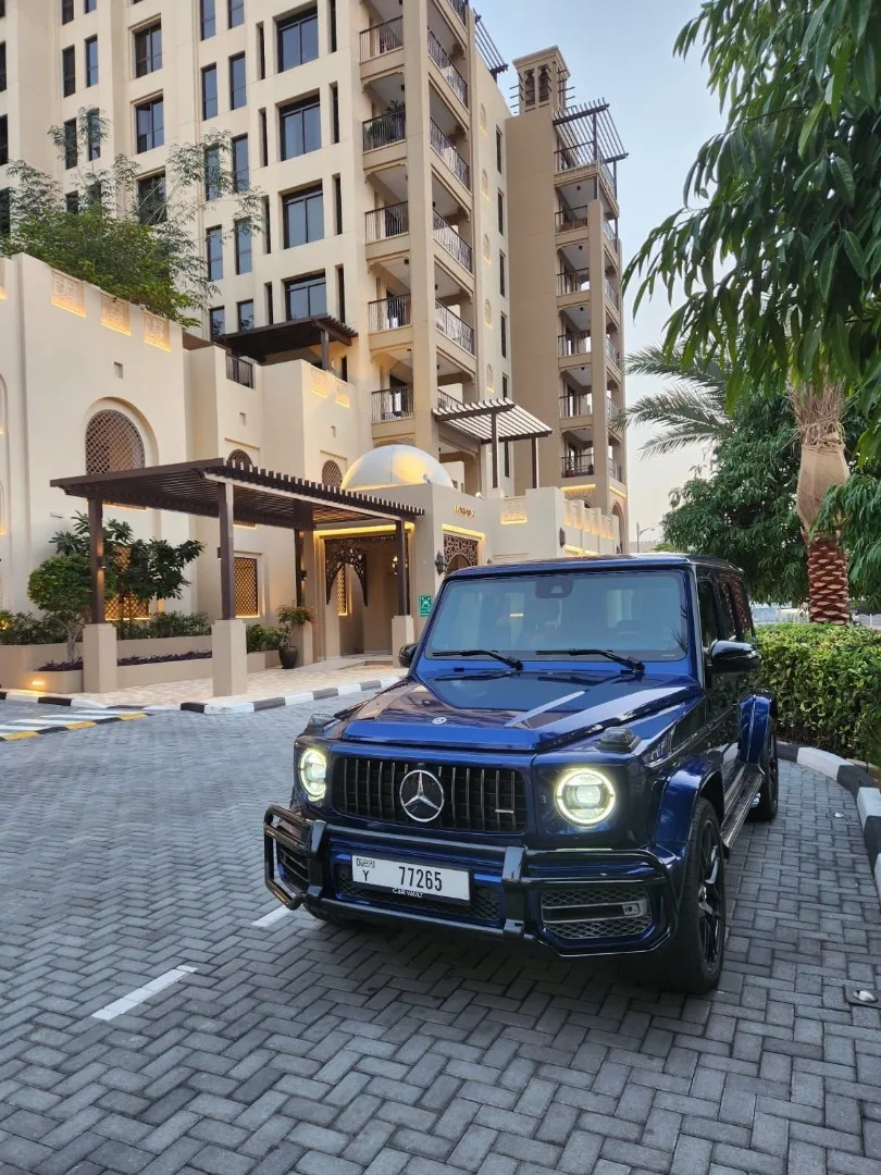 Mercedes-Benz G63 AMG (dark blue) rental Dubai