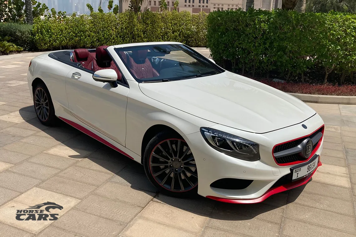 Mercedes-Benz S500 Convertible rental Dubai